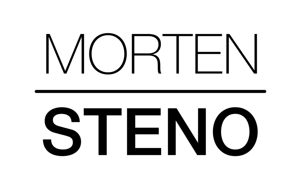 MORTEN STENO logo 2000 px hvid BG